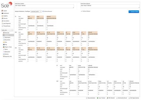 Solr synonyms dashboard query